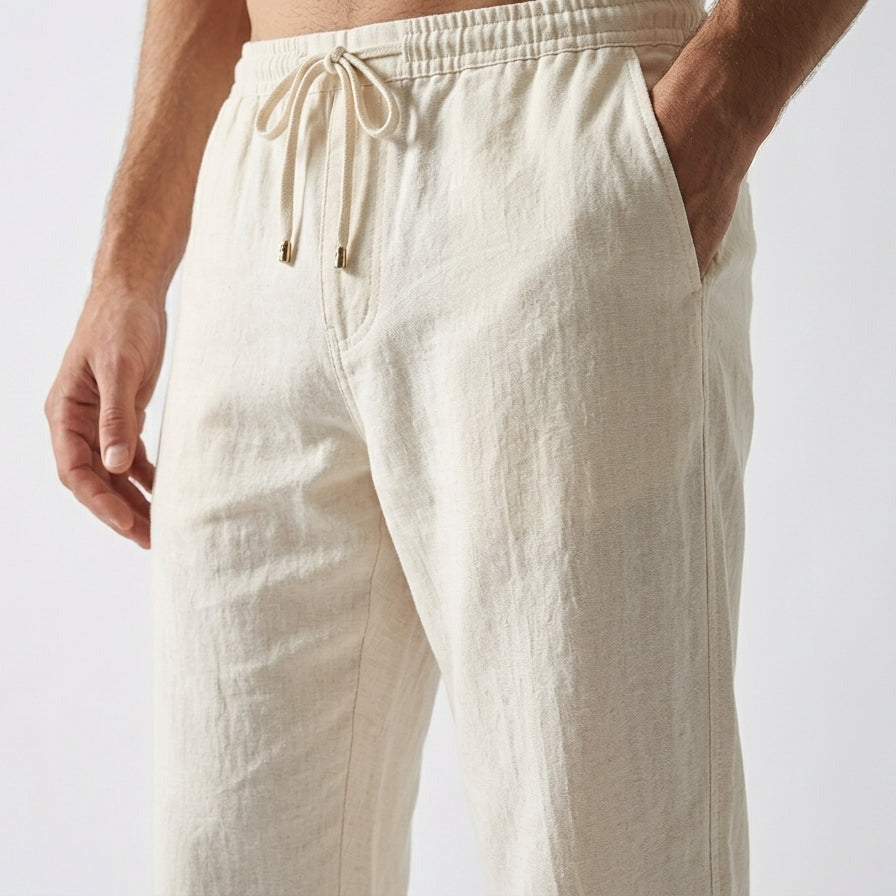 Men's Old Money Style Set | Maroon Shirt & Off-White Pants Combo